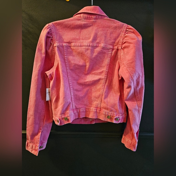 NWT 💖 GAP x Barbie Puff Sleeve Denim Jacket 💖 - Picture 8 of 8